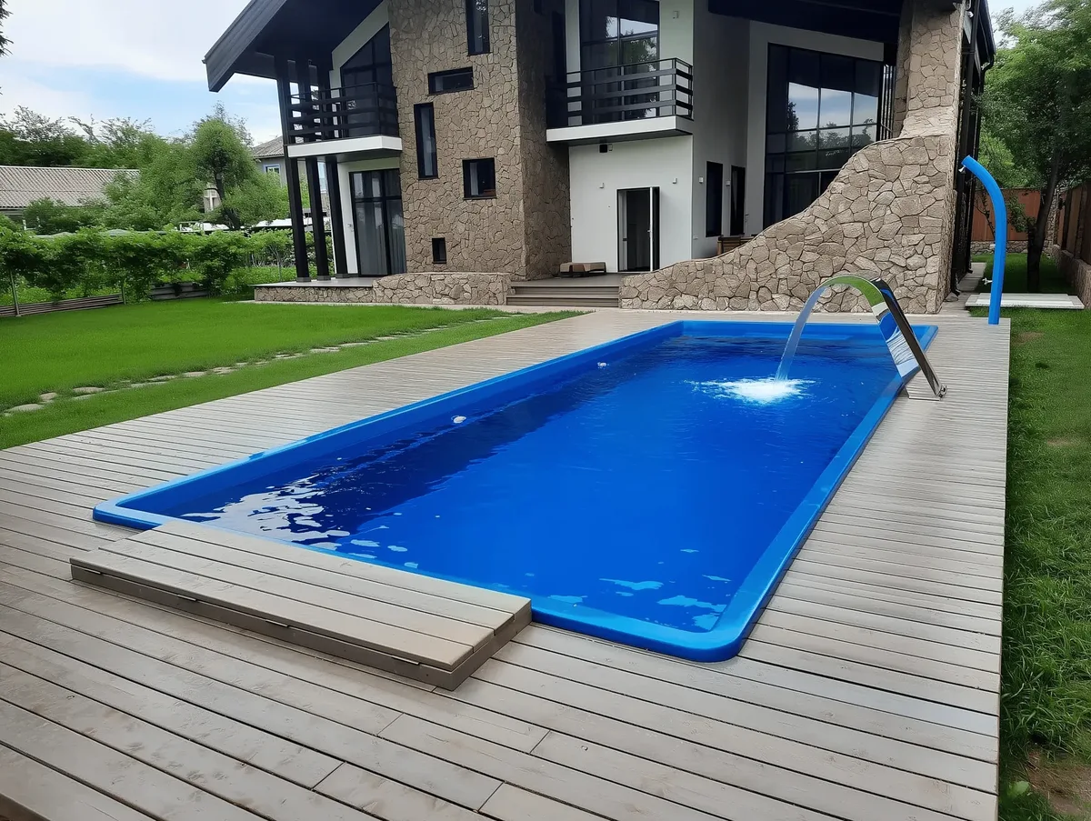 Композитный бассейн Laguna 9 — вид сверху в Омске