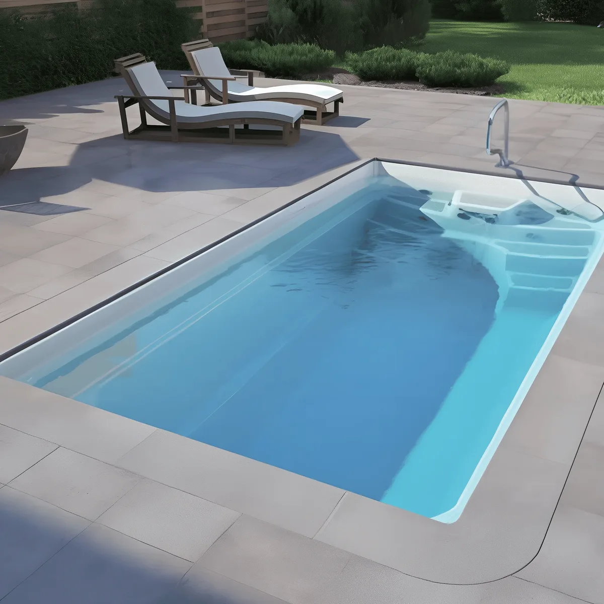 Композитный бассейн Laguna 5 — вид сверху в Омске