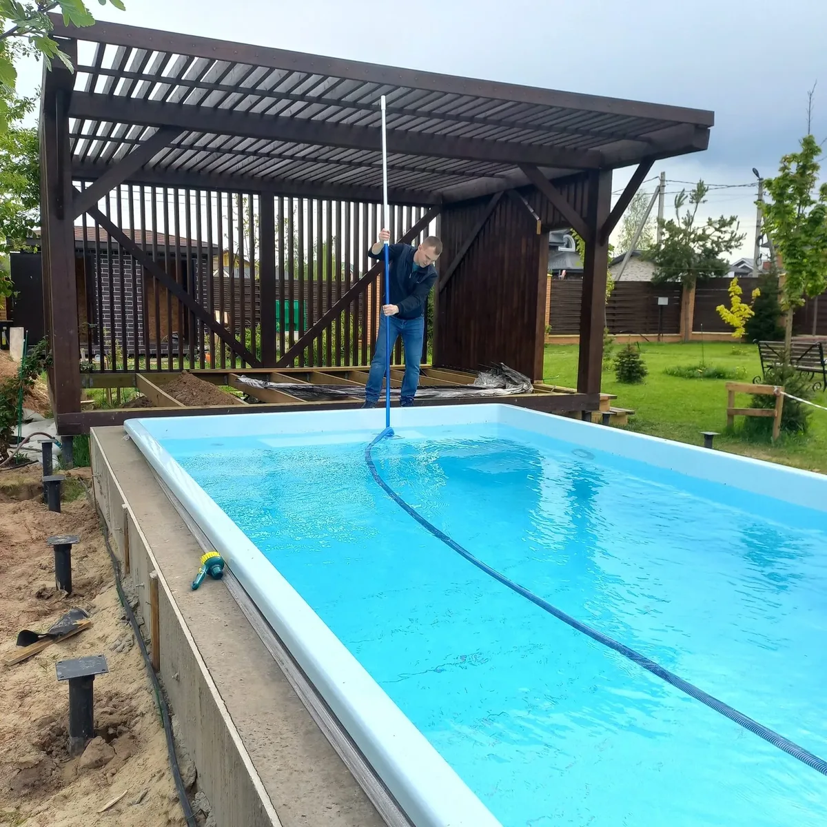 Копинговый бордюрный камень для бассейна Laguna в Омске