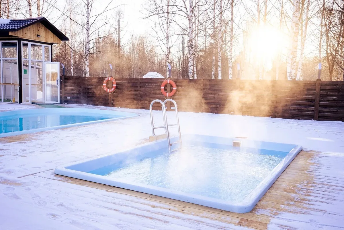 Композитный бассейн Laguna 4 — установка в Омске